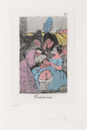 SALVADOR DALÍ Les Caprices de Goya.